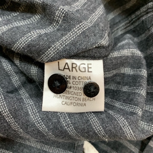 Coastal Striped Ride Modern Fit Flannel - Picture 4 of 5